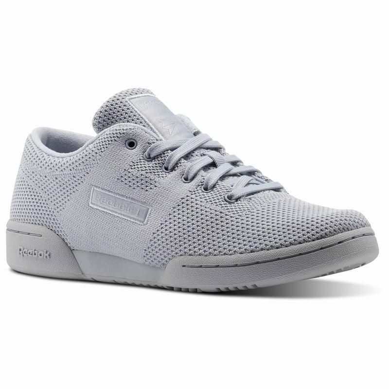 Reebok Workout Clean Ultraknit Tenisky Damske - Siva/Biele JN5371XW